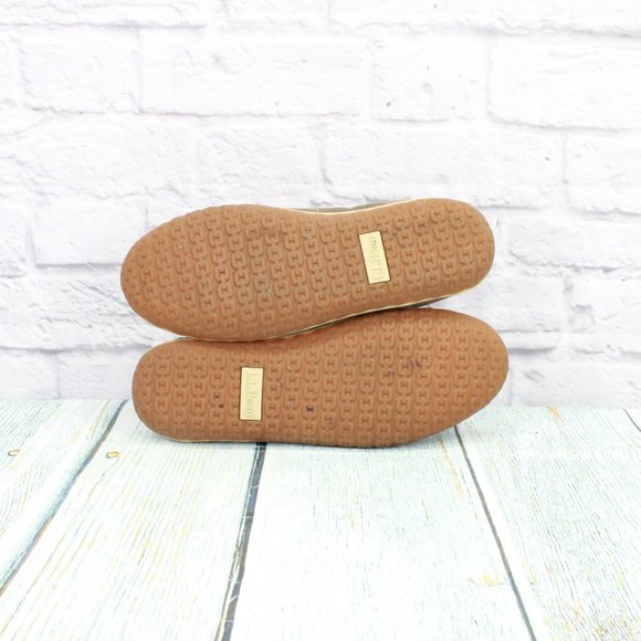 LL Bean Gray Suede Fleece Lined Mountain Moccasins Slipper Size 11 Medium - Picture 9 of 9